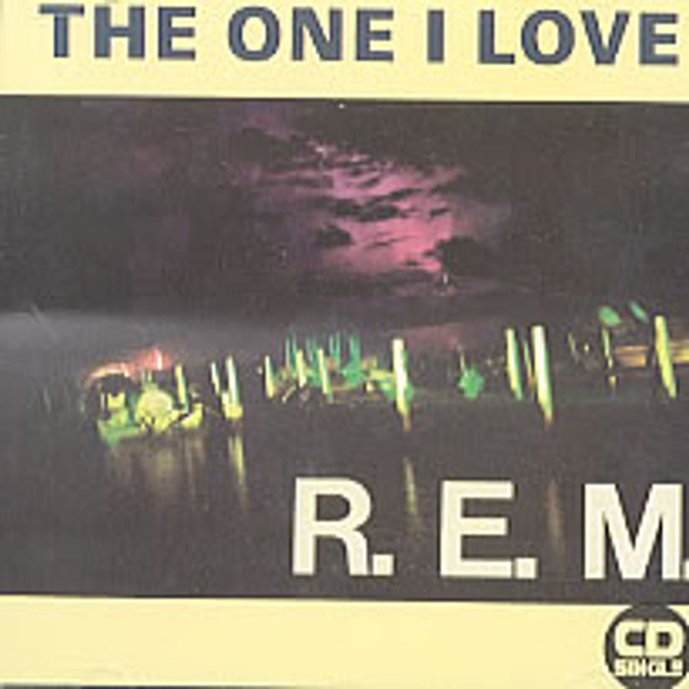 REM The One I Love UK Promo CD single (CD5 / 5") DIRM146