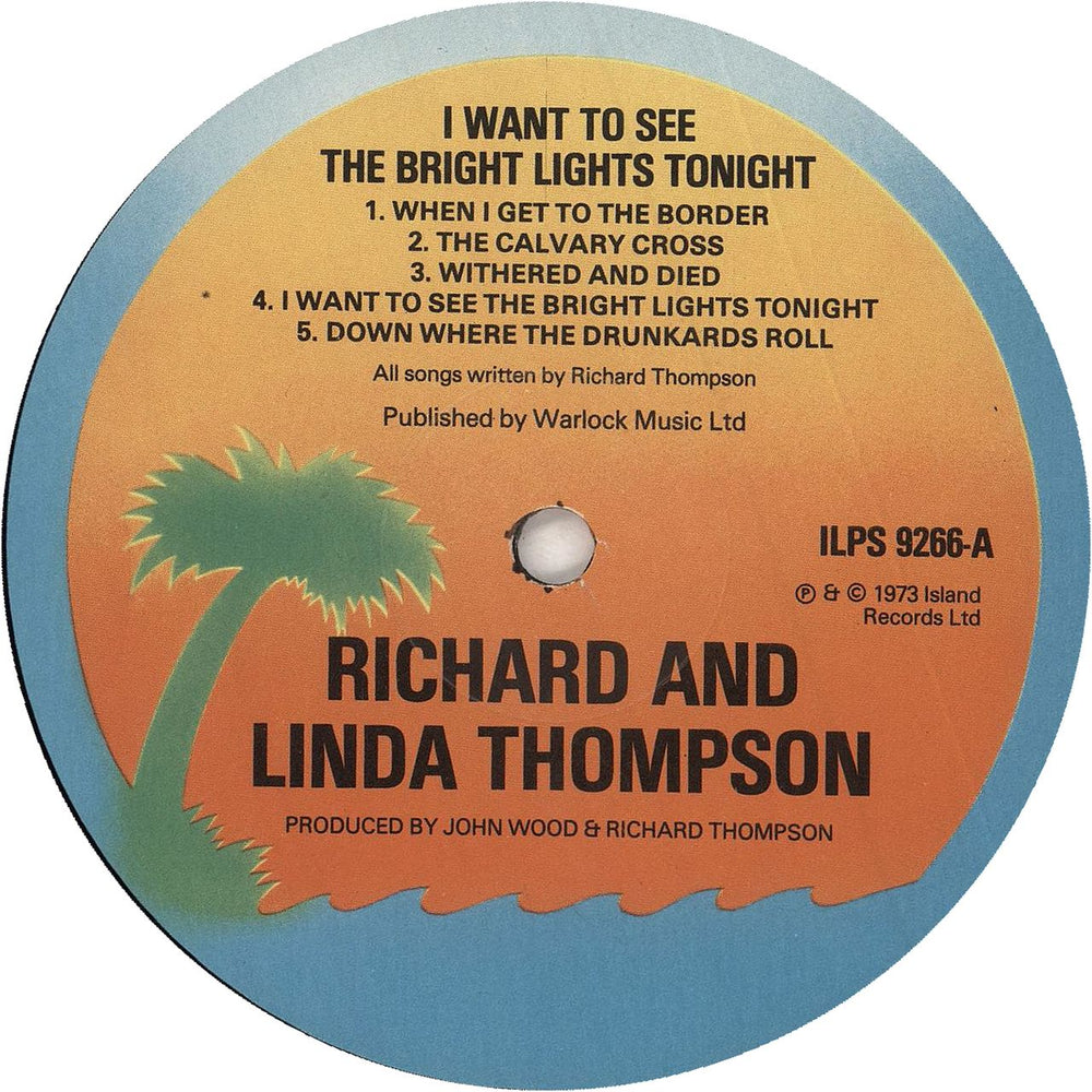 Richard & Linda Thompson I Want To See - 2nd UK vinyl LP album (LP record) R&LLPIW749860