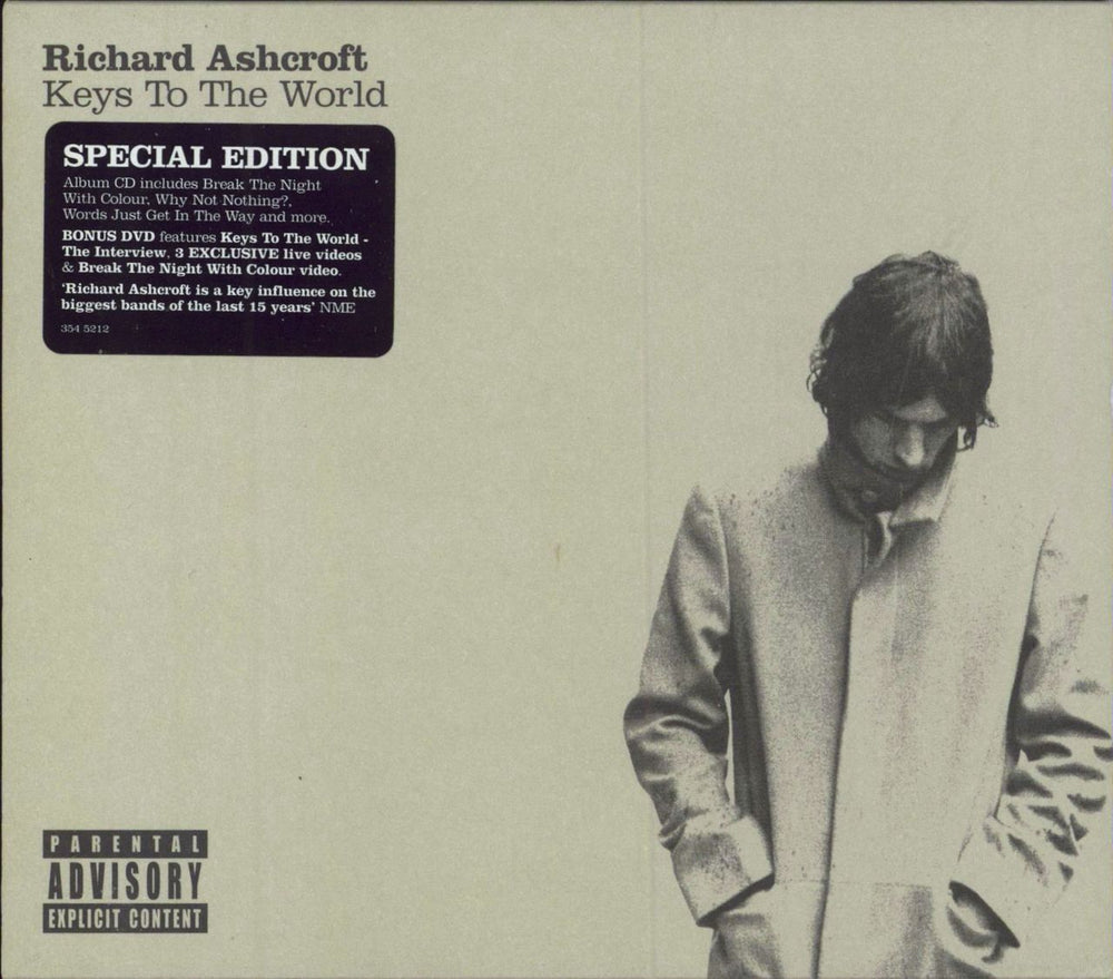 Richard Ashcroft Keys To The World UK 2-disc CD/DVD set 3503812