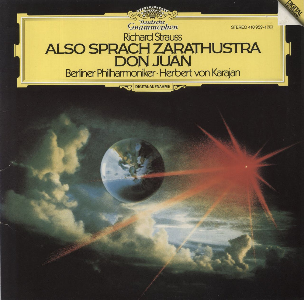 Richard Strauss Also Sprach Zarathustra, Op. 30 / Don Juan, Op. 20 German vinyl LP album (LP record) 410959-1