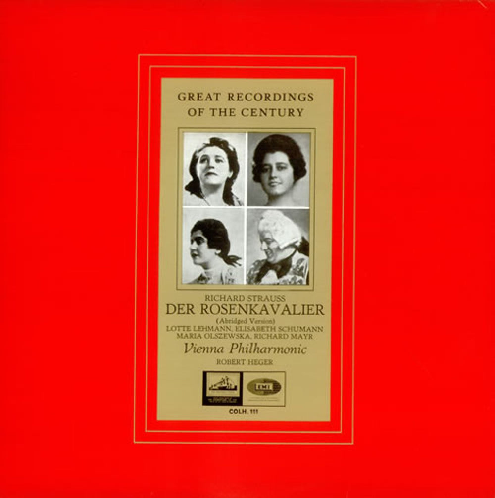 Richard Strauss Der Rosenkavalier - Abridged Version UK 2-LP vinyl record set (Double LP Album) RG62LDE534552