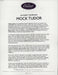 Richard Thompson Mock Tudor US Promo media press pack