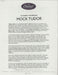 Richard Thompson Mock Tudor US Promo media press pack PRESS PACK