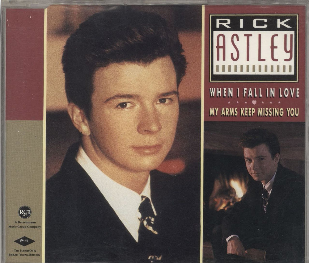 Rick Astley When I Fall In Love UK CD single (CD5 / 5") PD41684