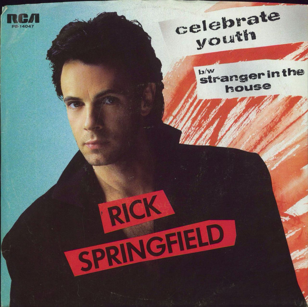 Rick Springfield Celebrate Youth US 7" vinyl single (7 inch record / 45) PB-14047