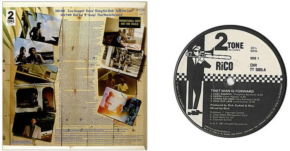 Rico That Man Is Forward UK vinyl LP album (LP record) RHFLPTH439254