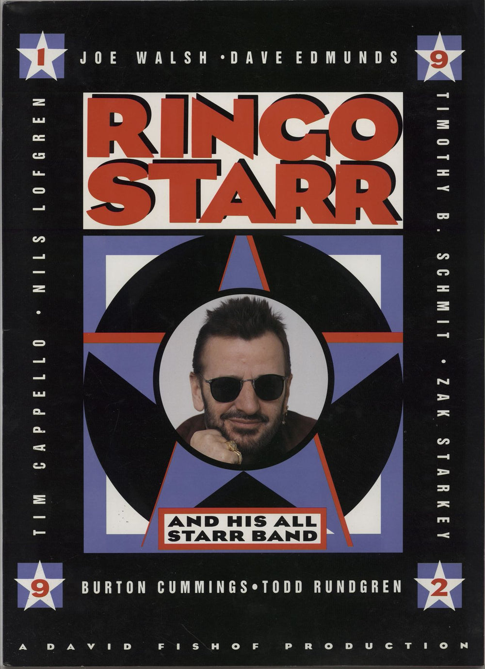 Ringo Starr 1992 Tour Programme UK tour programme Tour Programme