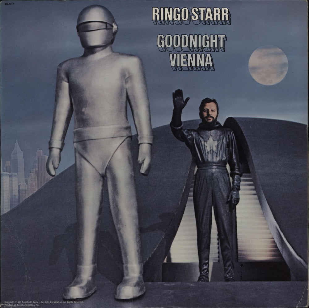 Ringo Starr Goodnight Vienna US vinyl LP album (LP record) SW-3417