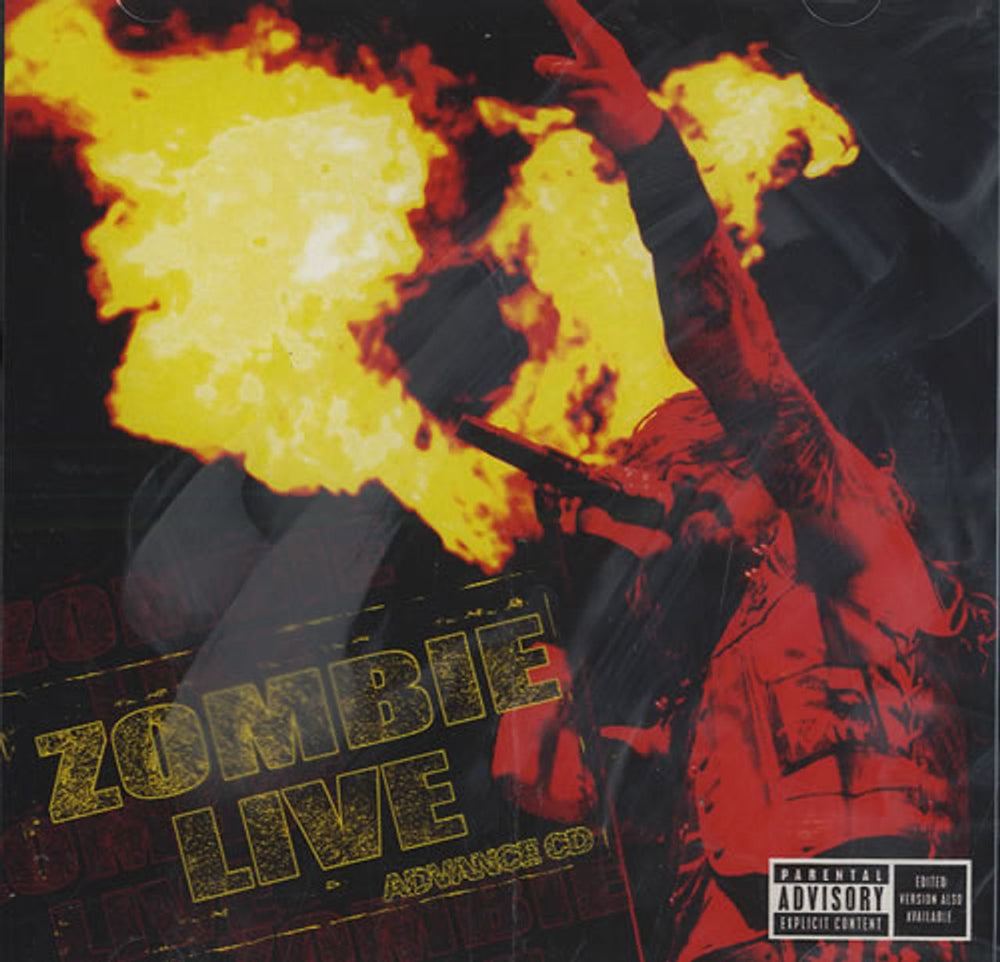 Rob Zombie Zombie Live US Promo CD-R acetate CDR-ACETATE