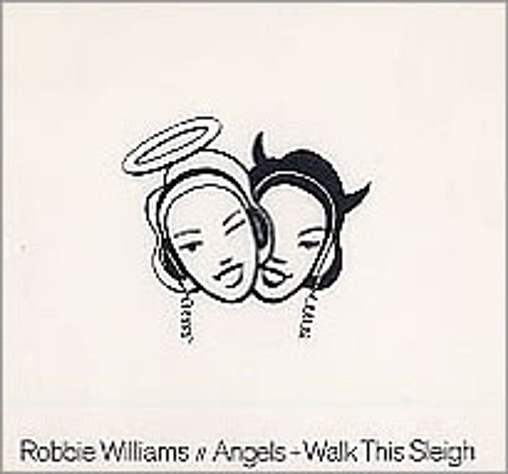 Robbie Williams Angels - 2-track UK Promo CD single (CD5 / 5") CDCHSDJS5072