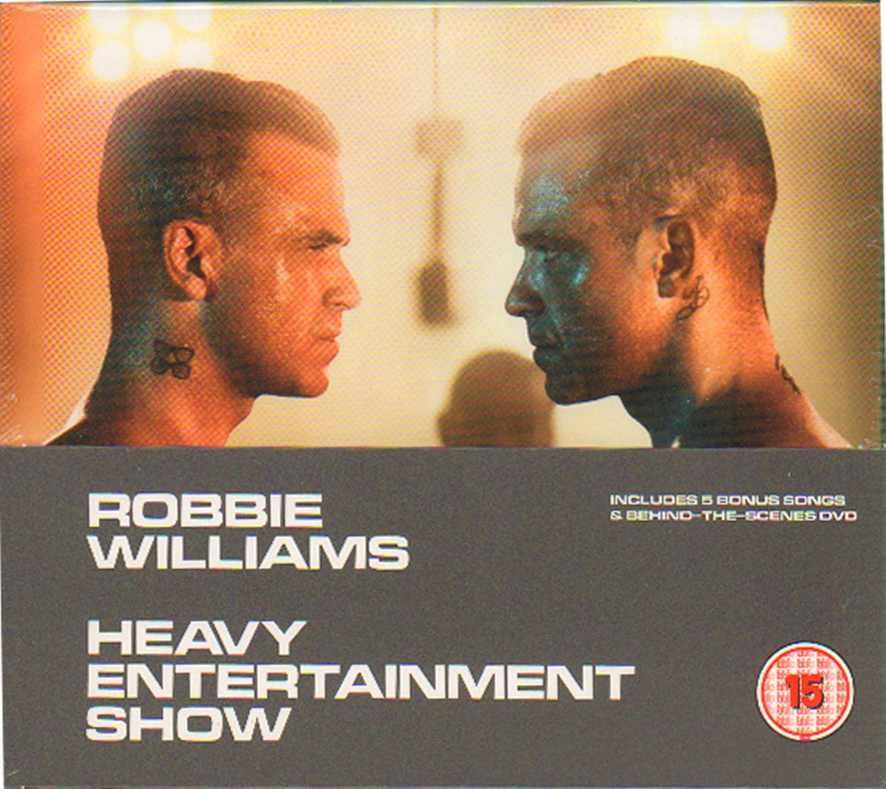 Robbie Williams Heavy Entertainment Show - Deluxe Edition - Sealed UK 2-disc CD/DVD set 88985371042