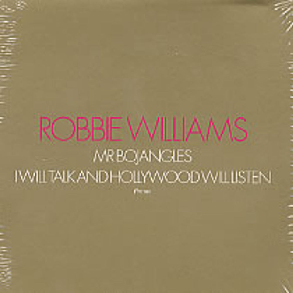 Robbie Williams Mr Bojangles UK Promo CD single (CD5 / 5") CDP247