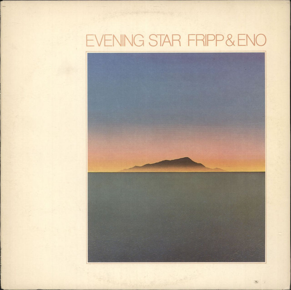 Robert Fripp & Brian Eno Evening Star UK vinyl LP album (LP record) HELP22