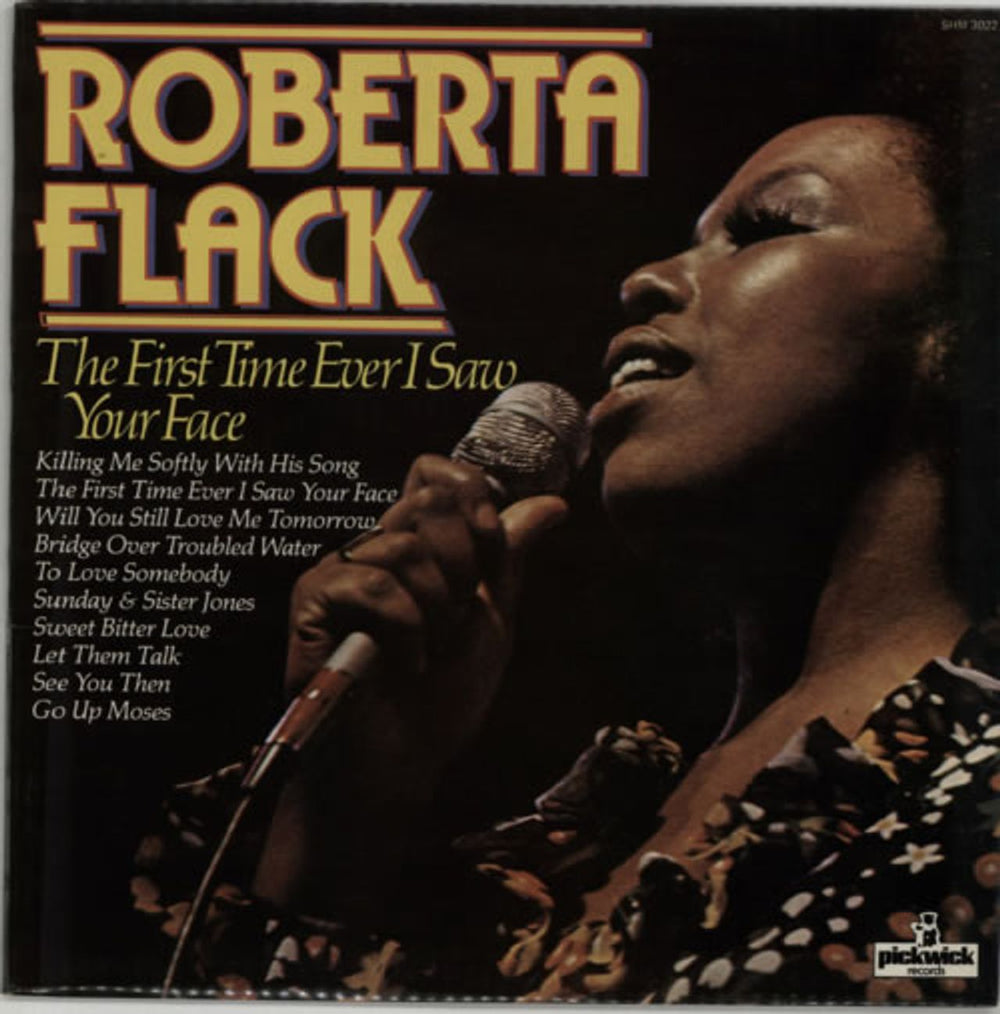 Roberta Flack The First Time Ever I Saw Your Face UK vinyl LP album (LP record) SHM3022