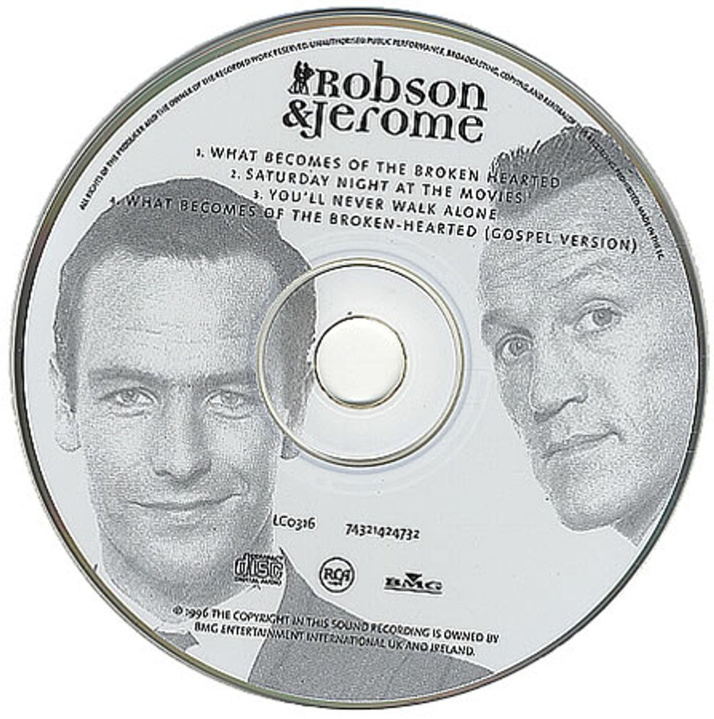 Robson & Jerome What Becomes Of The Broken Hearted UK CD single (CD5 / 5") RBJC5WH387557