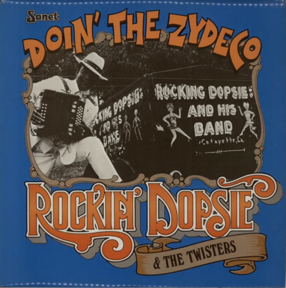 Rockin' Dopsie & The Twisters Doin' The Zydeco UK vinyl LP album (LP record) SNTF718