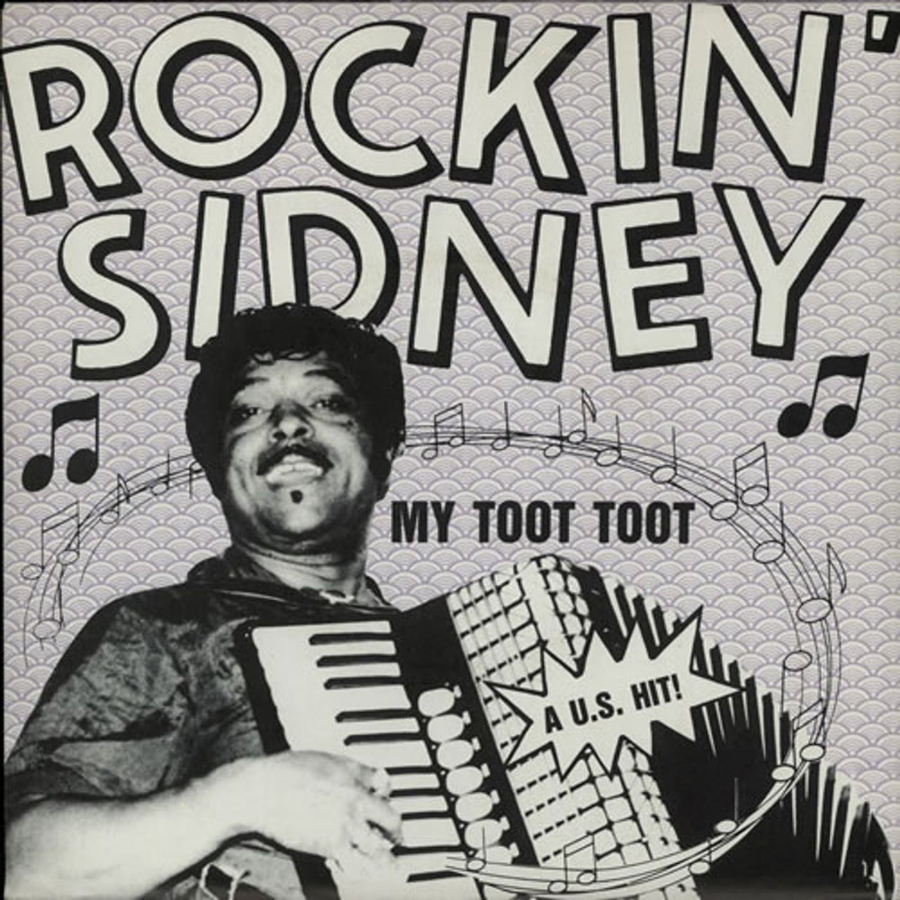 Rockin' Sidney My Toot Toot + press release UK Promo 7" vinyl single (7 inch record / 45) KID001