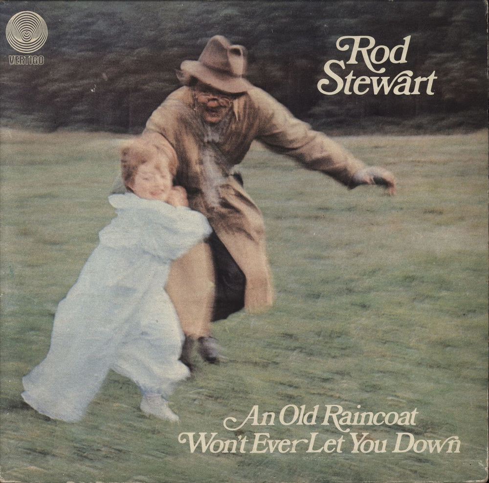 Rod Stewart An Old Raincoat - 2nd - VG UK vinyl LP album (LP record) VO4