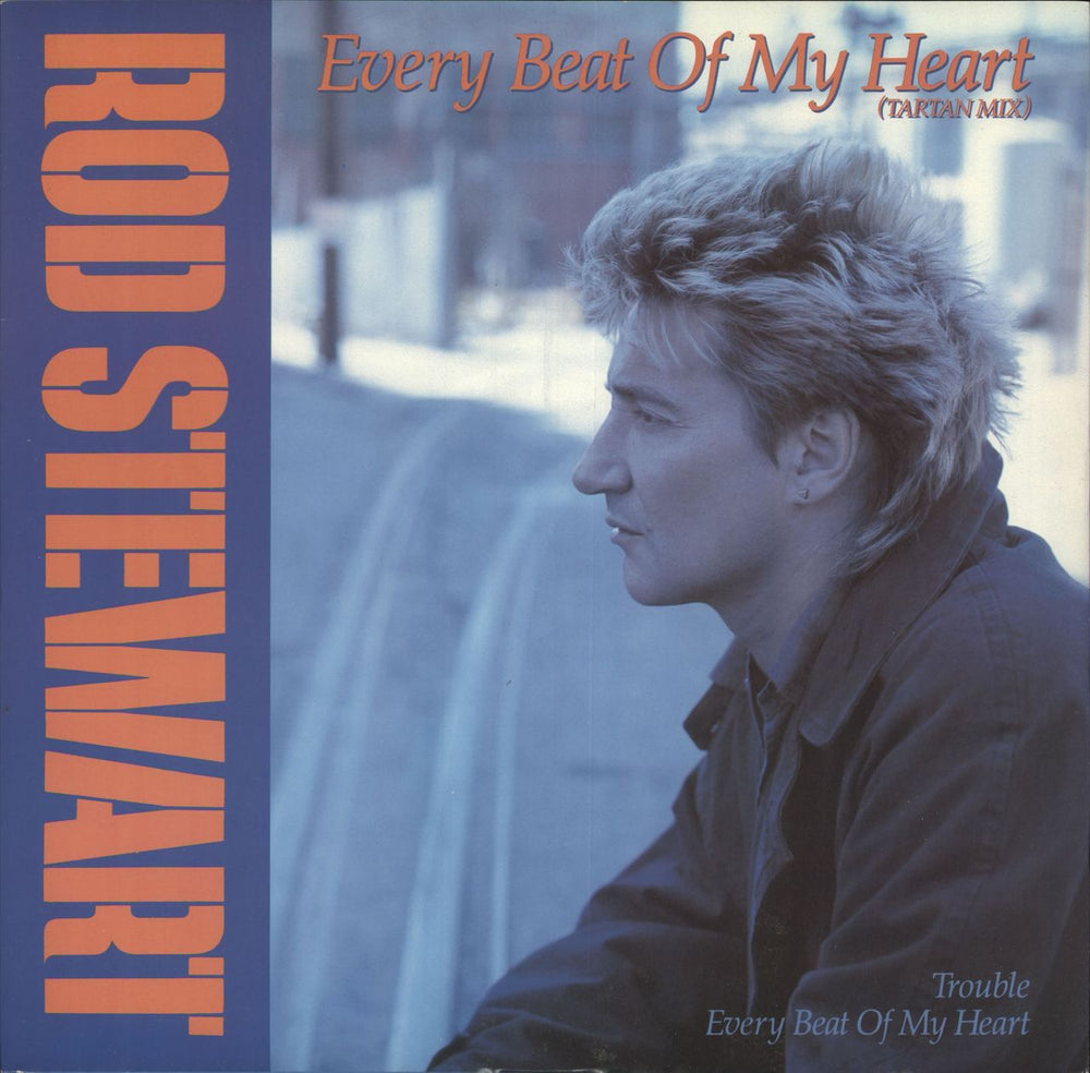 Rod Stewart Every Beat Of My Heart UK 12" vinyl single (12 inch record / Maxi-single) W8625T