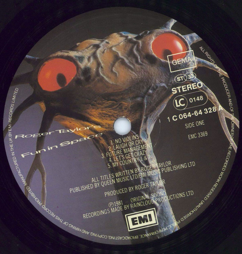 Roger Taylor Fun In Space Dutch vinyl LP album (LP record) ROGLPFU70451