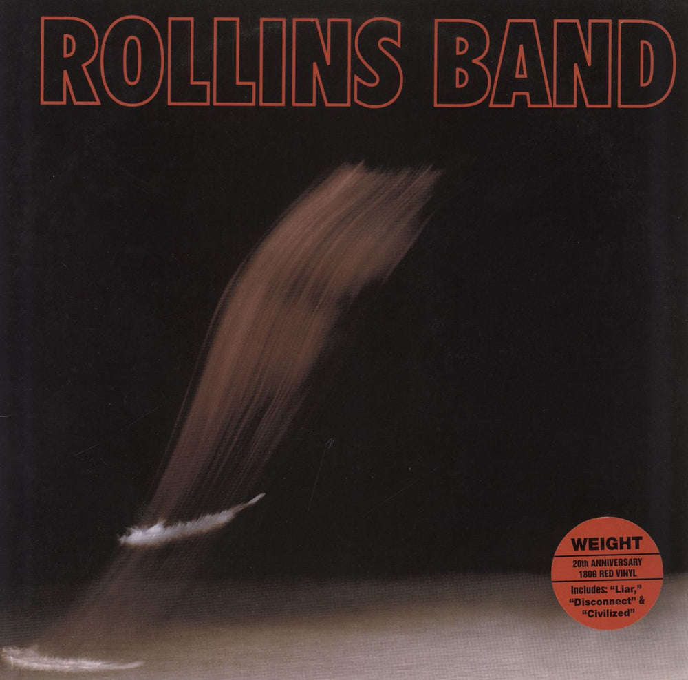 Rollins Band Weight - 180 Gram Red Vinyl US vinyl LP album (LP record) 727872900213
