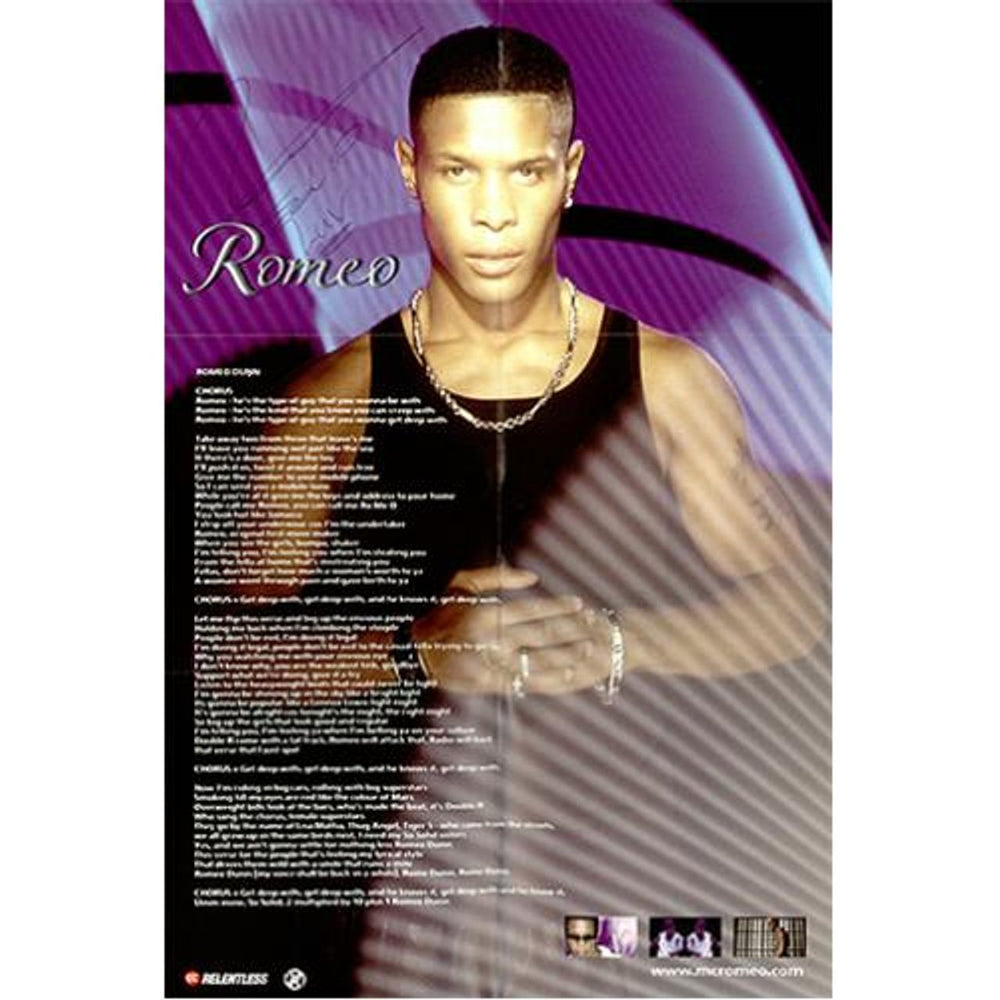 Romeo Romeo Dunn + Poster - Autographed UK CD single (CD5 / 5") OOEC5RO425671