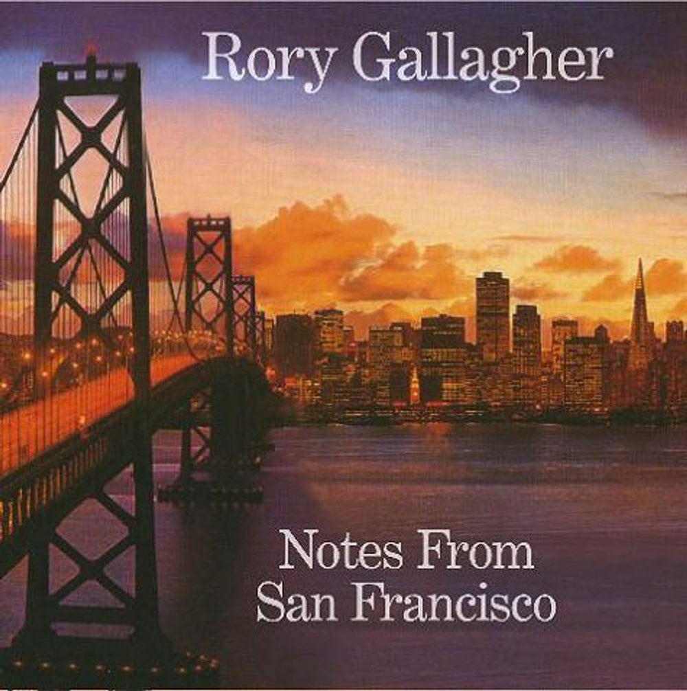 Rory Gallagher Notes From San Francisco UK 2 CD album set (Double CD) 88697903172