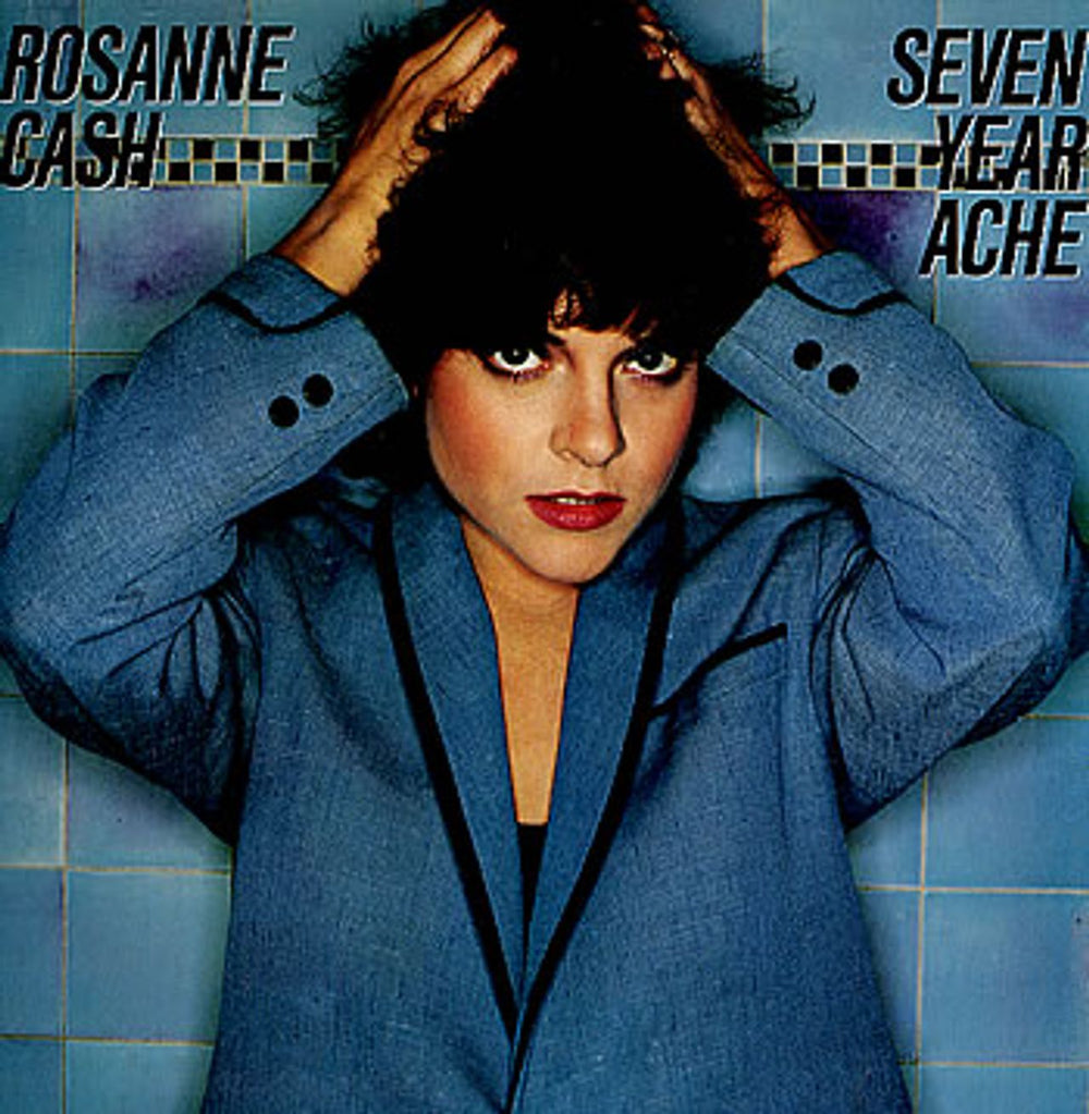 Rosanne Cash Seven Year Ache UK vinyl LP album (LP record) ARL5066