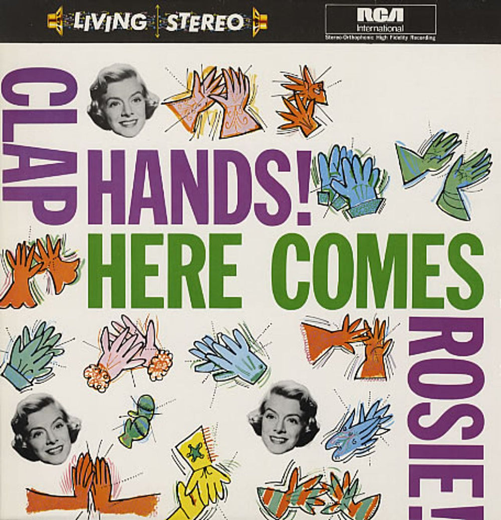 Rosemary Clooney Clap Hands! Here Comes Rosie! UK vinyl LP album (LP record) NL89461