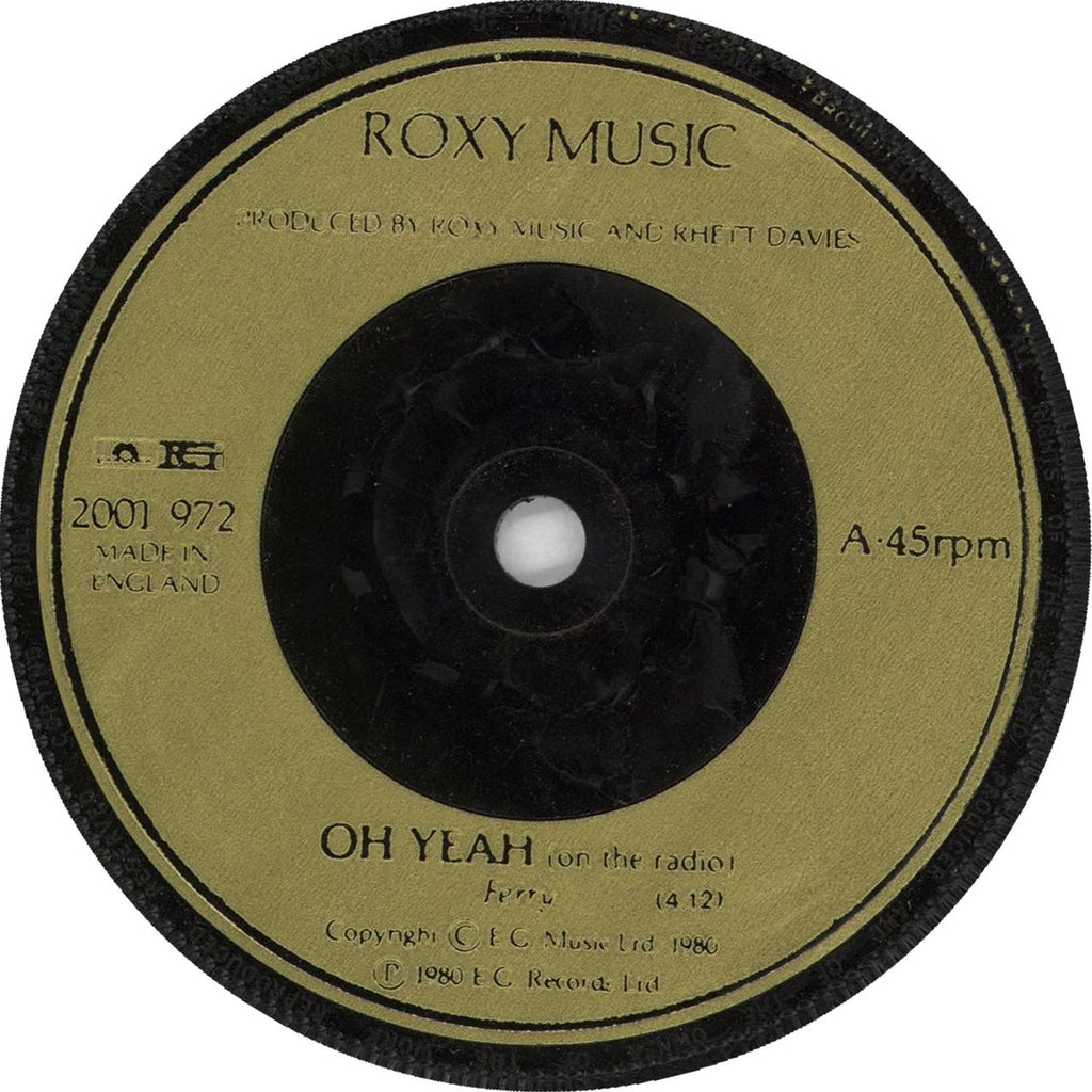 Roxy Music Oh Yeah UK 7