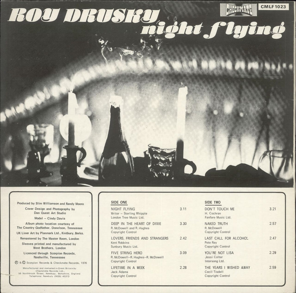 Roy Drusky Night Flying UK vinyl LP album (LP record)