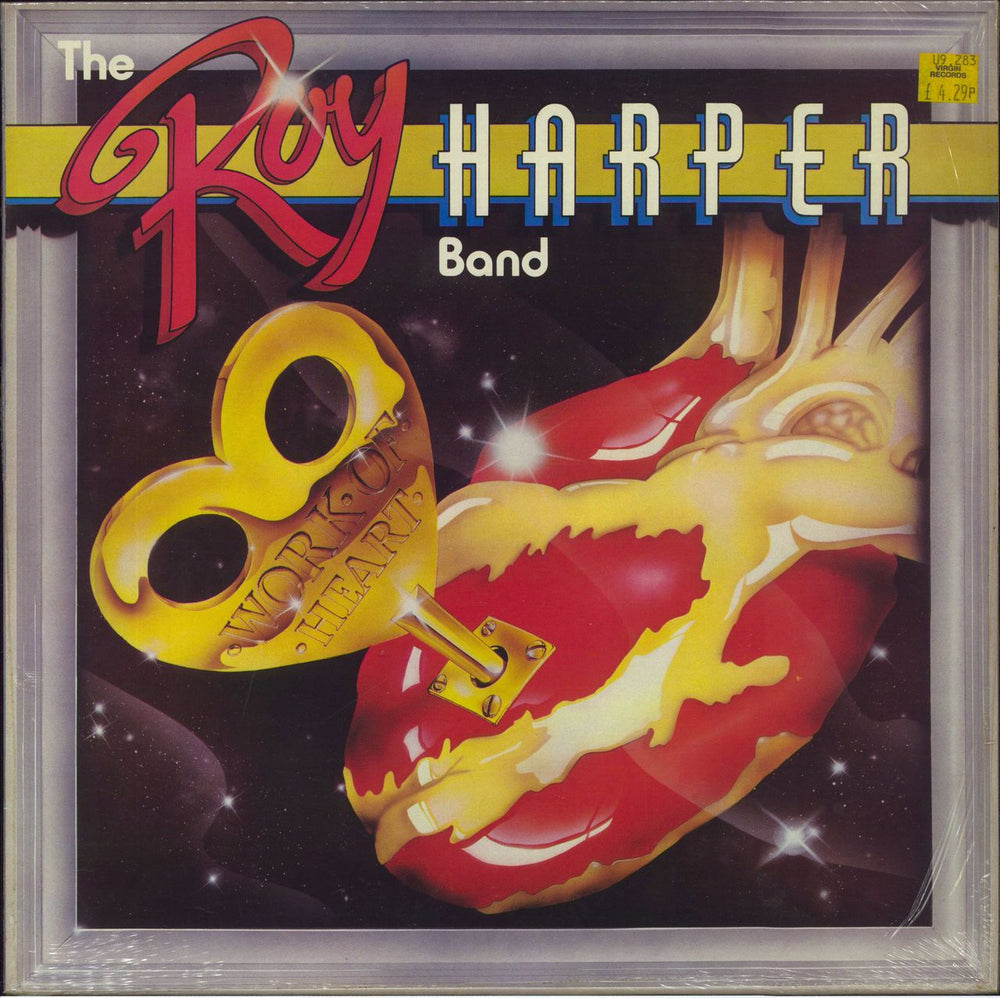 Roy Harper Work Of Heart + Inner + Shrink UK vinyl LP album (LP record) PUBLP5001