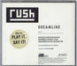 Rush Dreamline US Promo CD single (CD5 / 5")