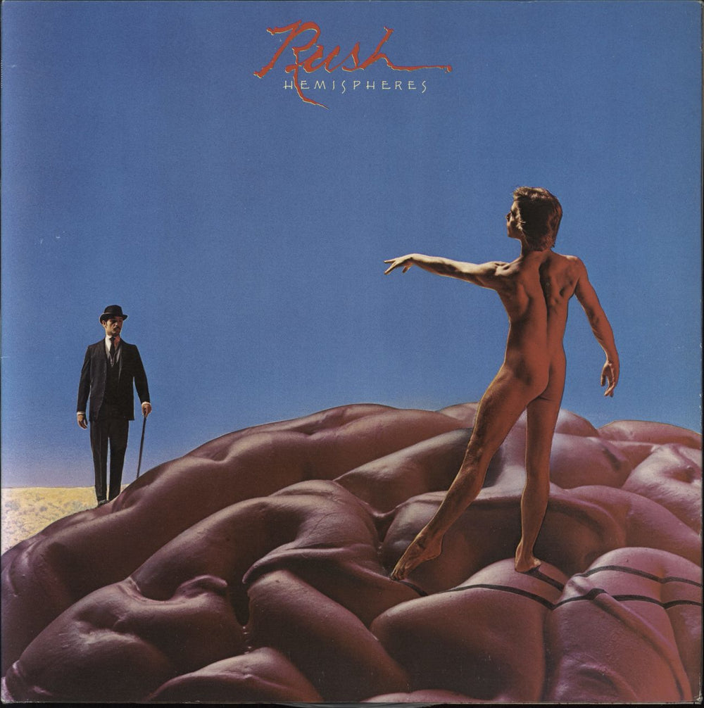 Rush Hemispheres Japanese vinyl LP album (LP record) 25.3P-269