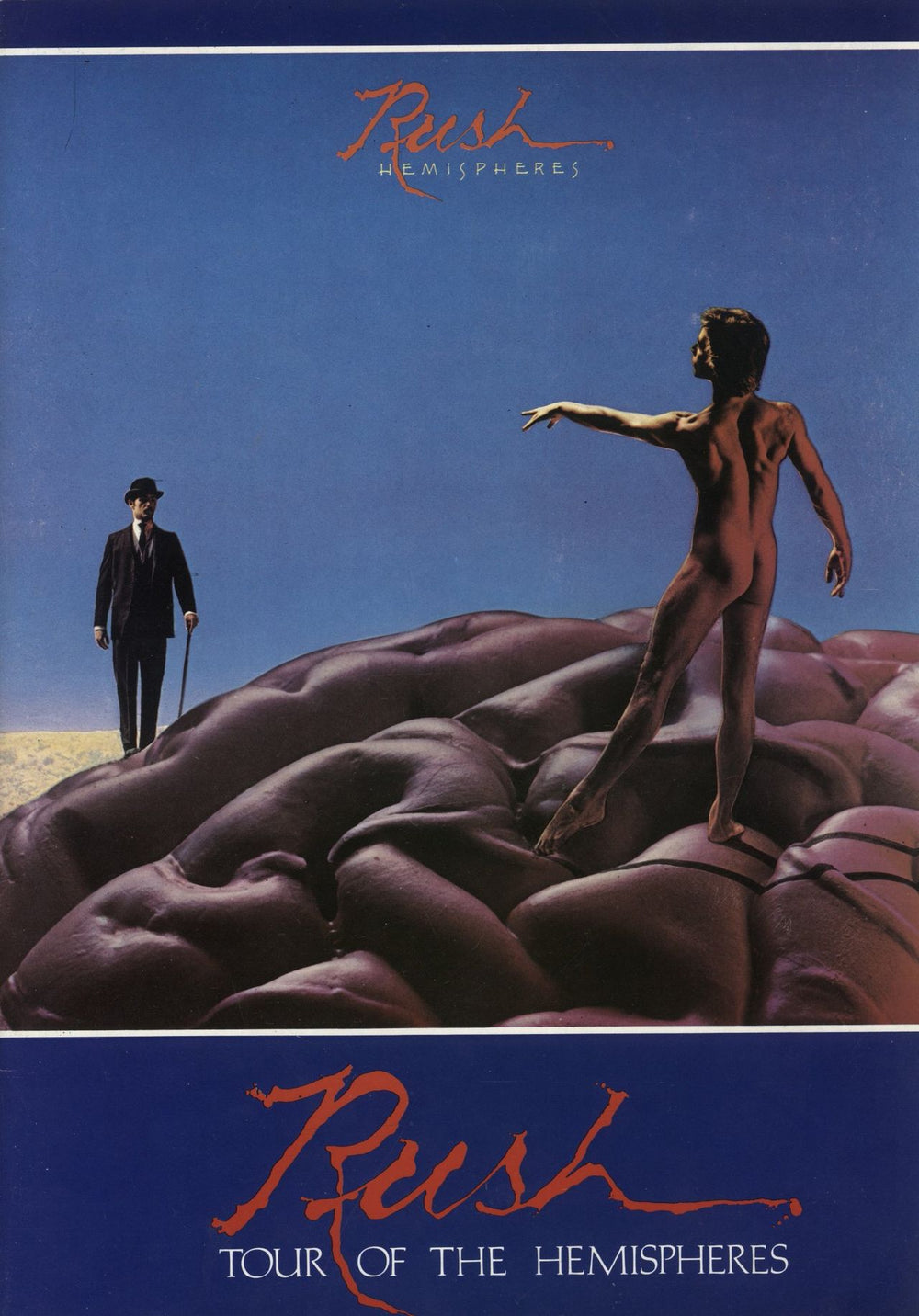 Rush Hemispheres - Tour Of The Hemispheres UK tour programme TOUR PROGRAMME