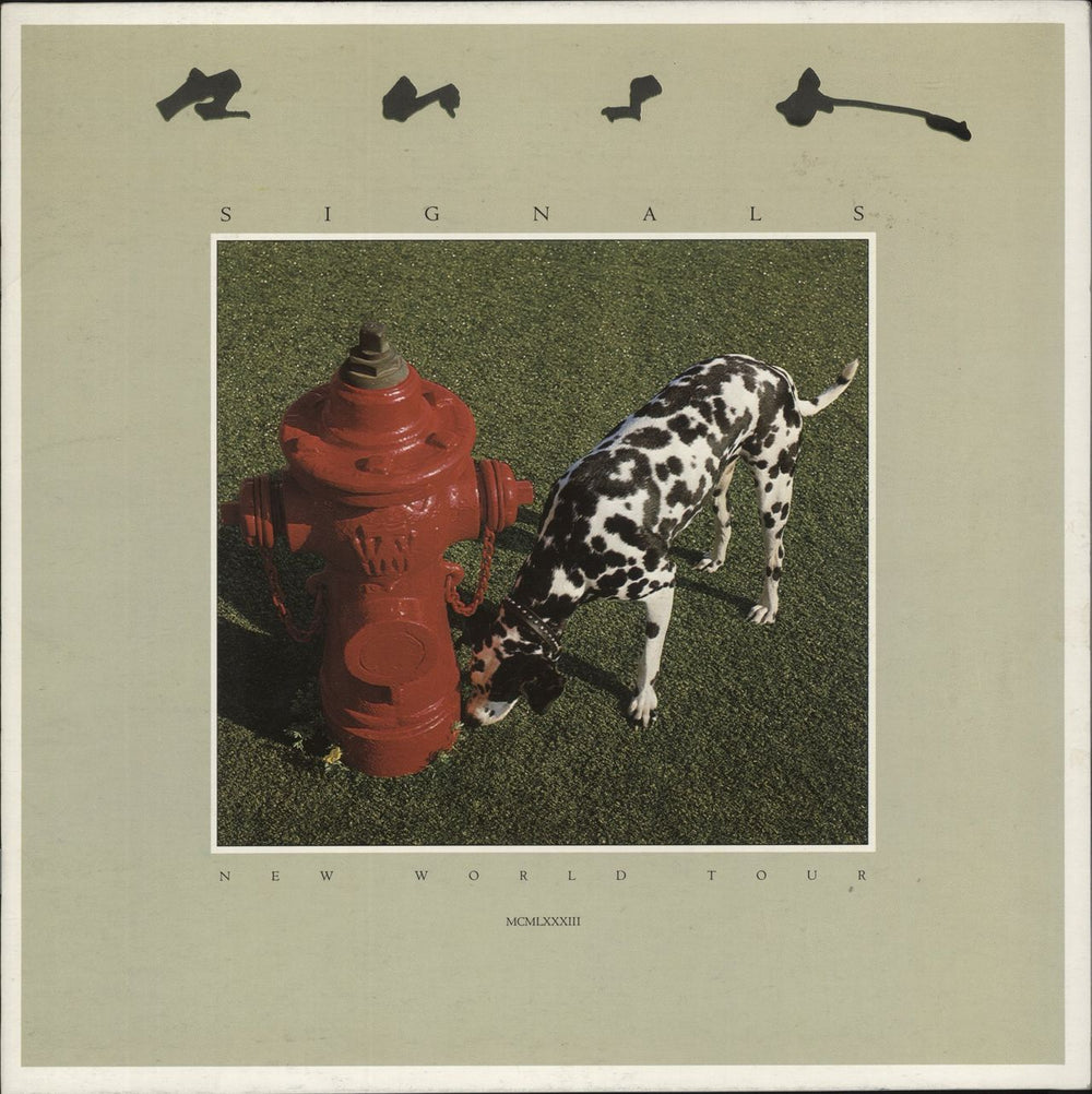 Rush Signals New World Tour MCMLXXXIII UK tour programme TOUR PROGRAMME