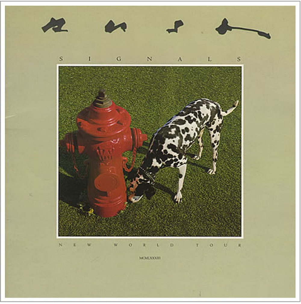 Rush Signals + ticket UK tour programme TOUR PROGRAMME