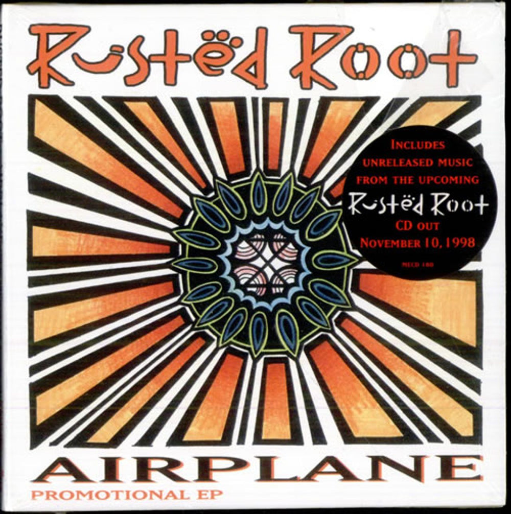 Rusted Root Airplane Promotional EP US Promo CD single (CD5 / 5") MECD180