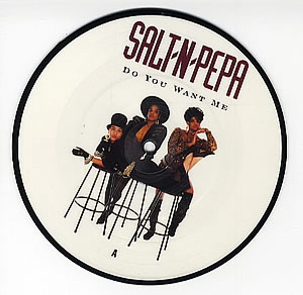 Salt N Pepa Do You Want Me UK 7" vinyl picture disc (7 inch picture disc single) FPD151