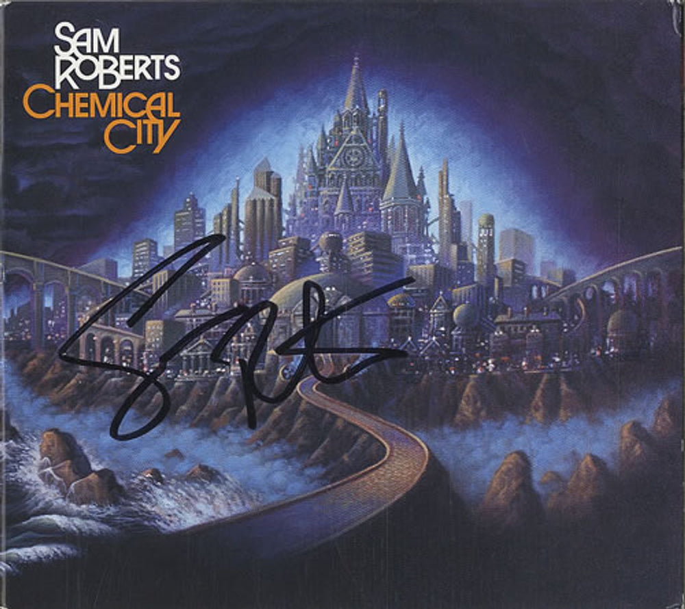 Sam Roberts Chemical City - Autographed Canadian CD album (CDLP) 0249852006