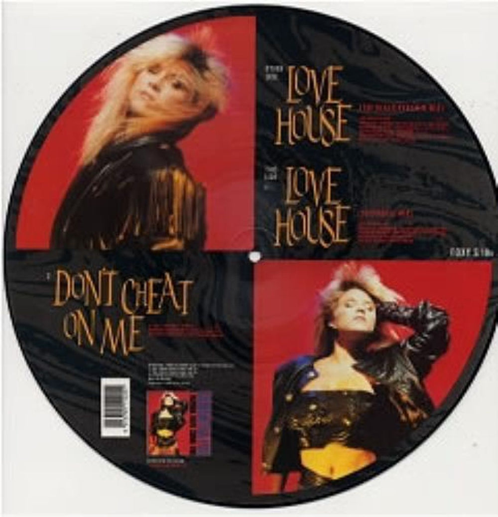 Samantha Fox Love House UK 12" vinyl picture disc (12 inch picture record) FOX2PLO16087