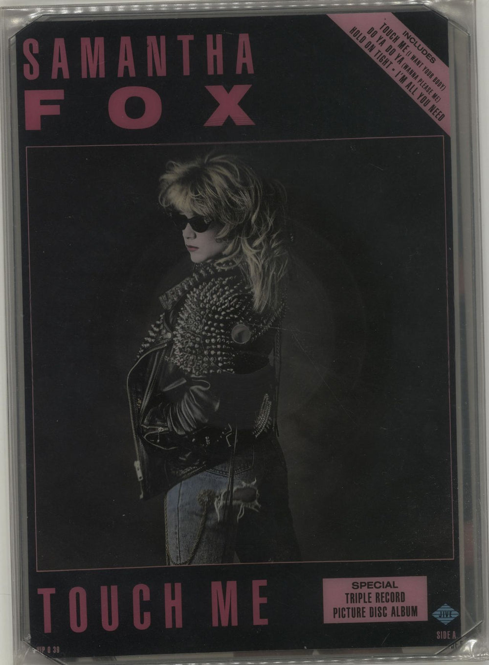 Samantha Fox Touch Me - Triple Picture Disc Pack UK shaped picture disc (picture disc vinyl record) HIP039