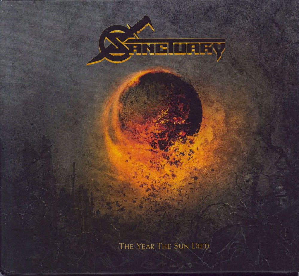 Sanctuary The Year The Sun Died German CD album (CDLP) 9983390