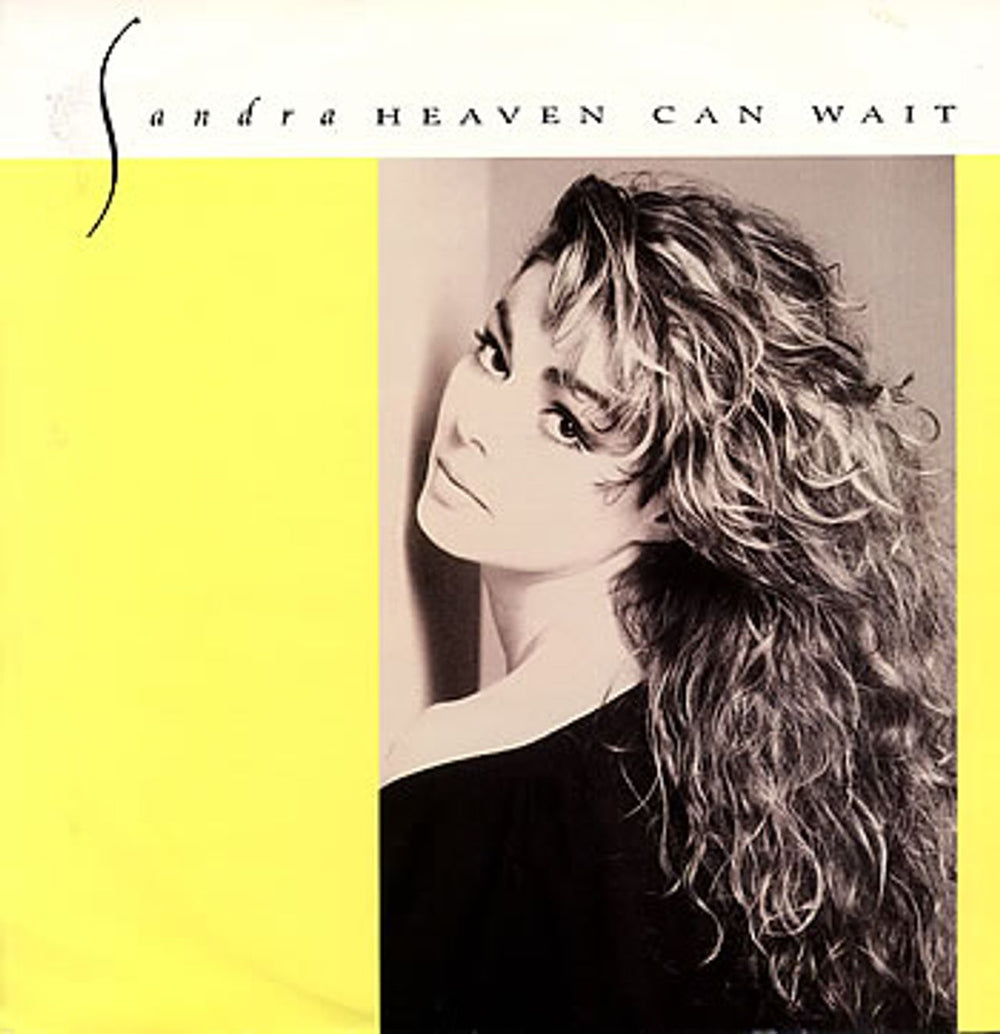 Sandra Heaven Can Wait UK 12" vinyl single (12 inch record / Maxi-single) SRNT104