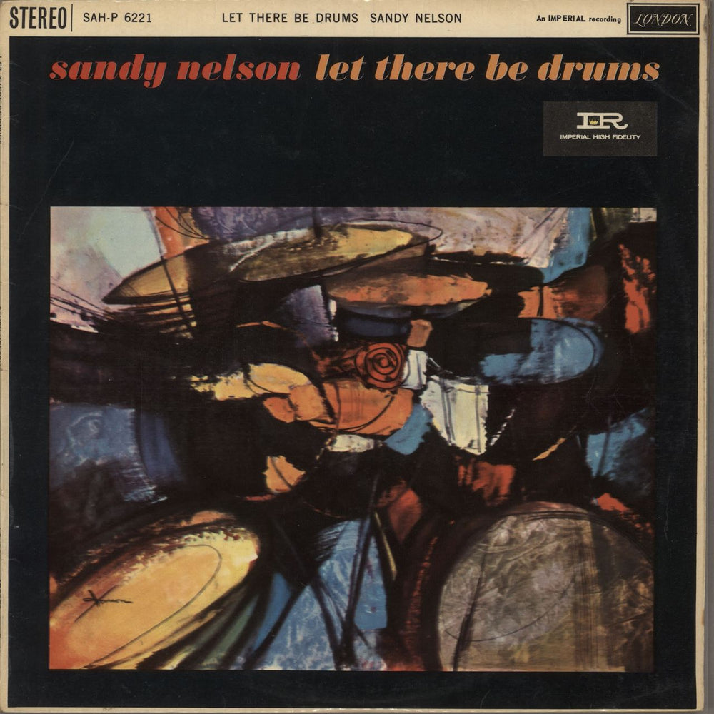 Sandy Nelson Let There Be Drums UK vinyl LP album (LP record) SHA-P6221