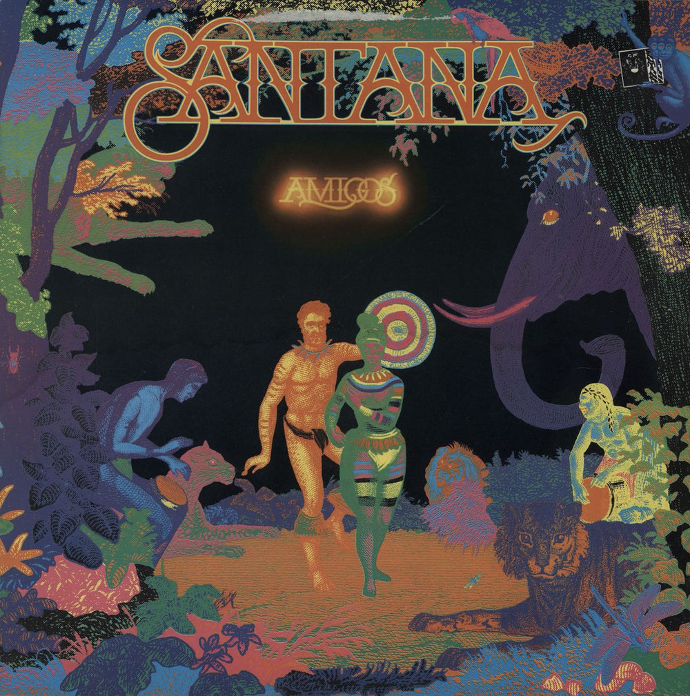 Santana Amigos Dutch vinyl LP album (LP record) 86005