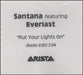 Santana Put Your Lights On UK Promo CD-R acetate CD ACETATE