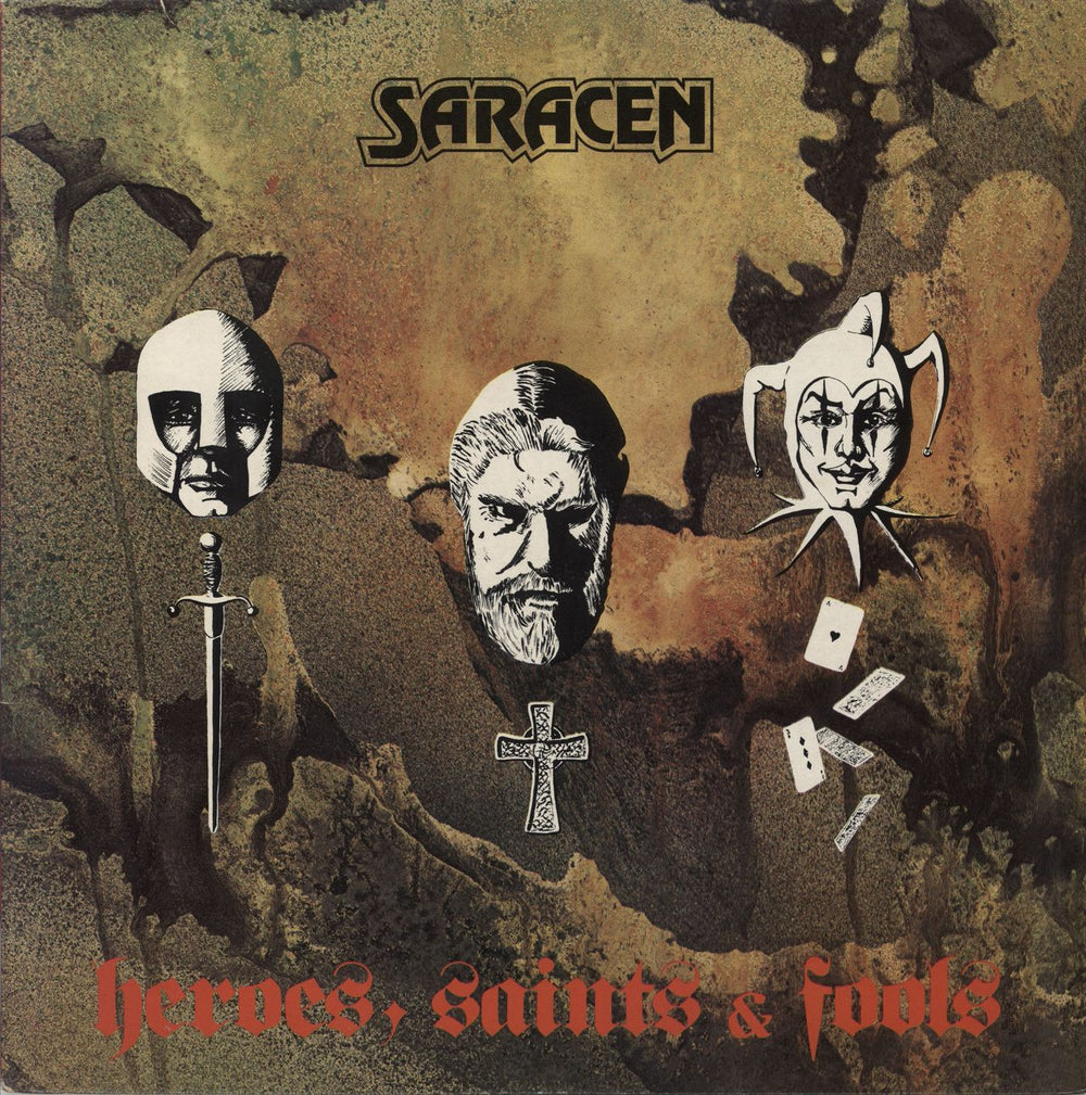 Saracen Heroes, Saints & Fools - EX UK vinyl LP album (LP record) MPRGR492