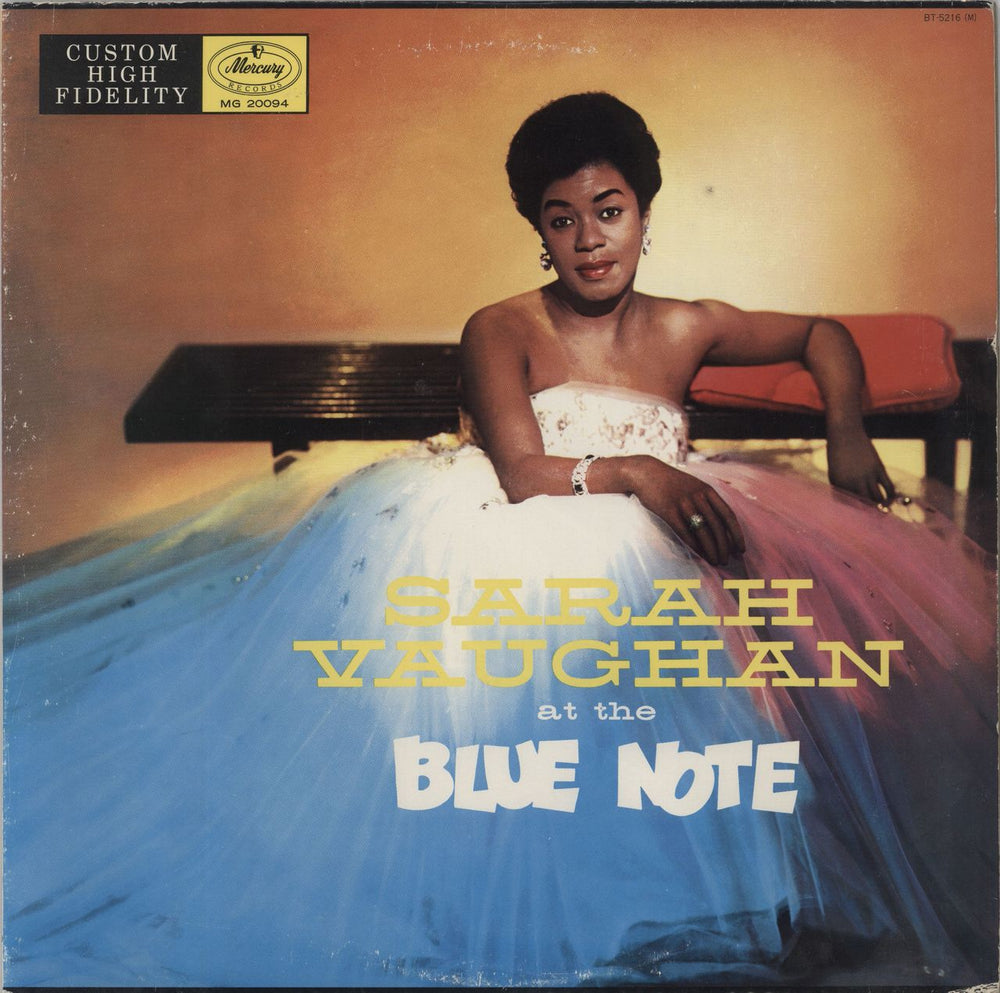 Sarah Vaughan At The Blue Note Japanese vinyl LP album (LP record) BT-5216(M)