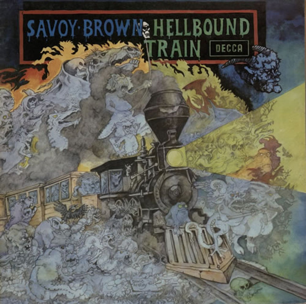 Savoy Brown Hellbound Train UK vinyl LP album (LP record) TXS107